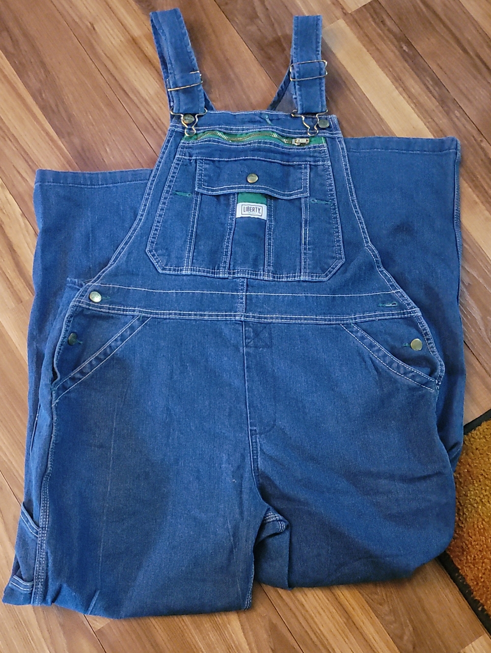 Liberty Blue Denim Women's Relaxed Overalls